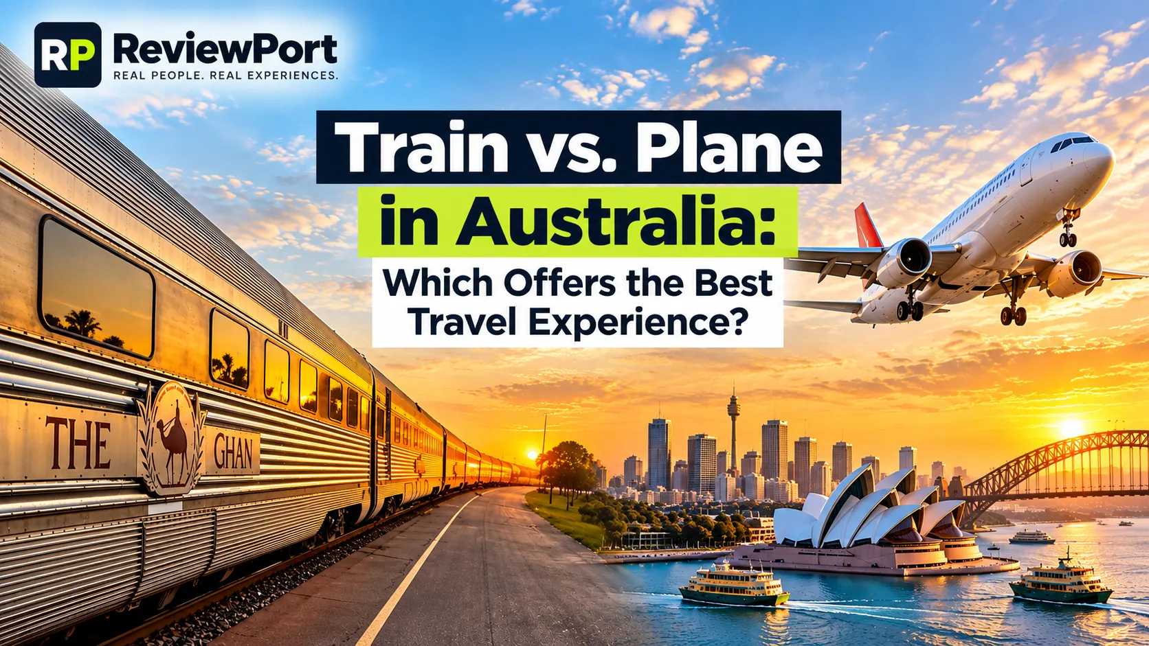 Train vs Plane in Australia